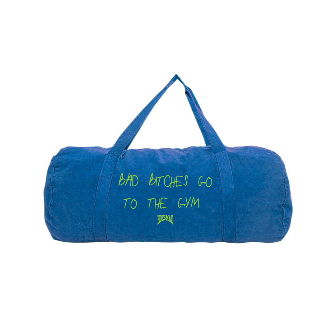 Bad B*tches Go To The Gym (Gym Bag) Blue/Green