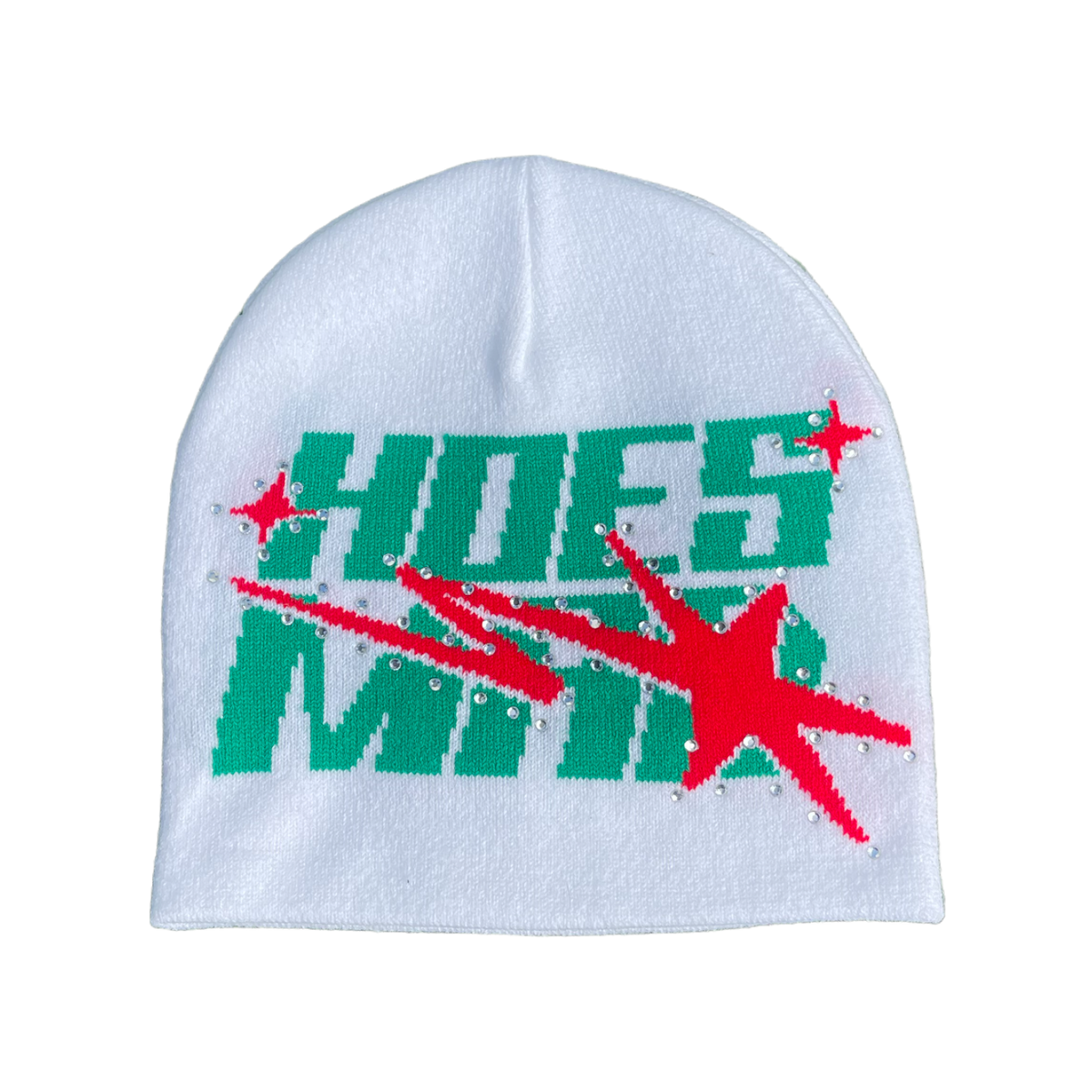 HOES MAD BEANIE - BLUE/ORANGE –