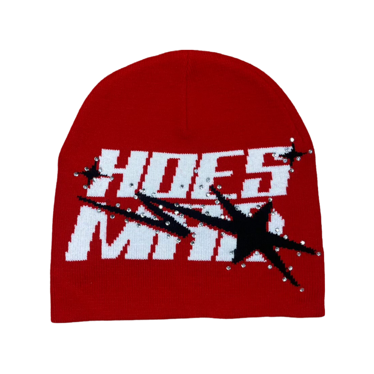 HOES MAD BEANIE - BLUE/ORANGE –