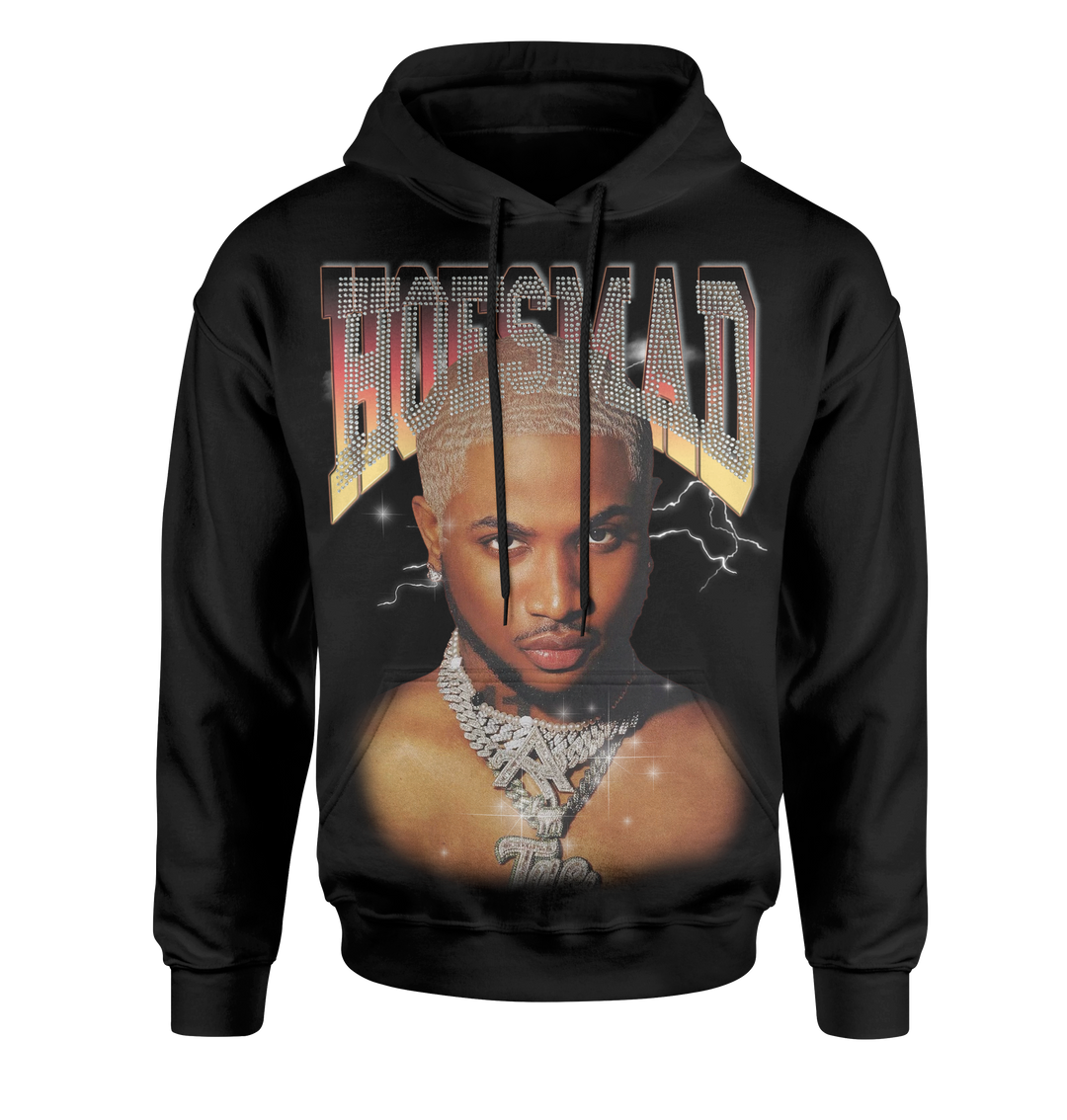 TAE X HOES MAD DROP COLLAB HOODIE - BLACK