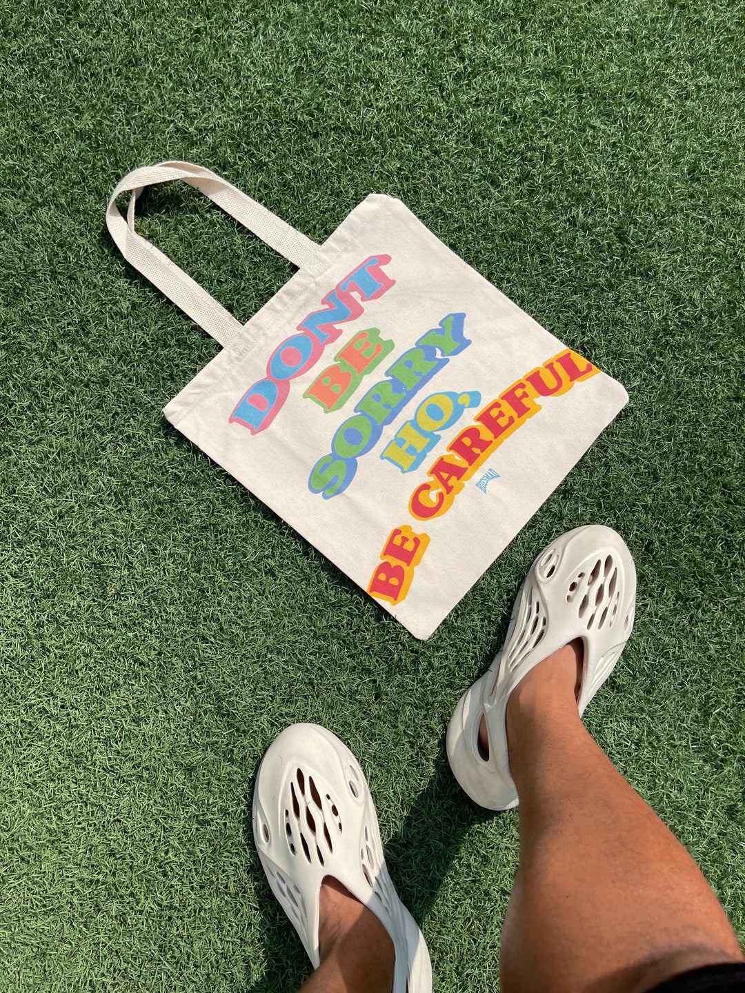 Don't Be Sorry Ho, Be Careful Tote Bag (color edition)