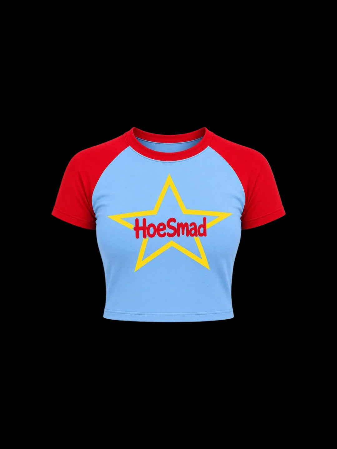 Hoesmad Crayon Star Babytee (Red/Light Blue)