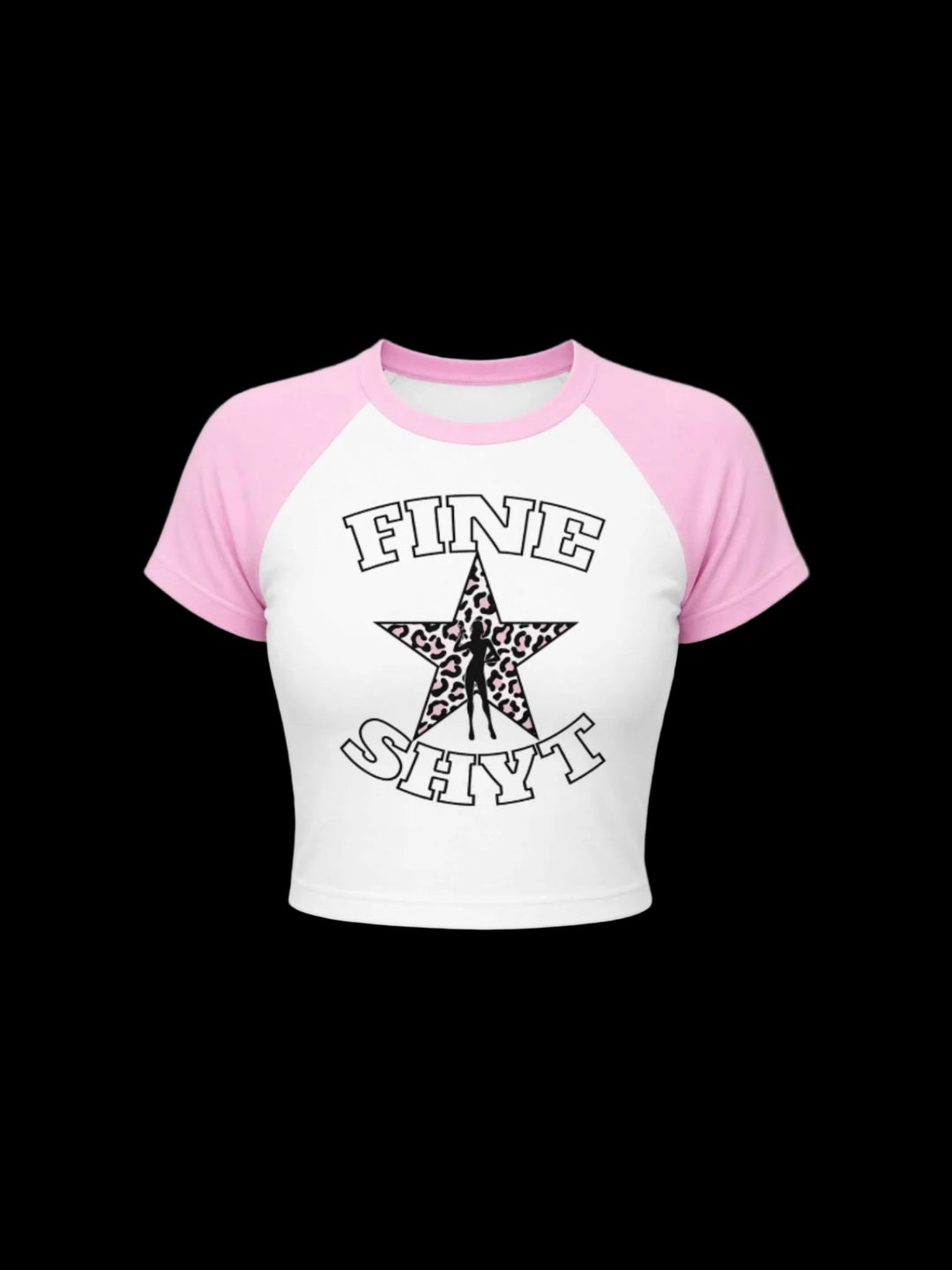 Fine Shyt Babytee (Pink/White)