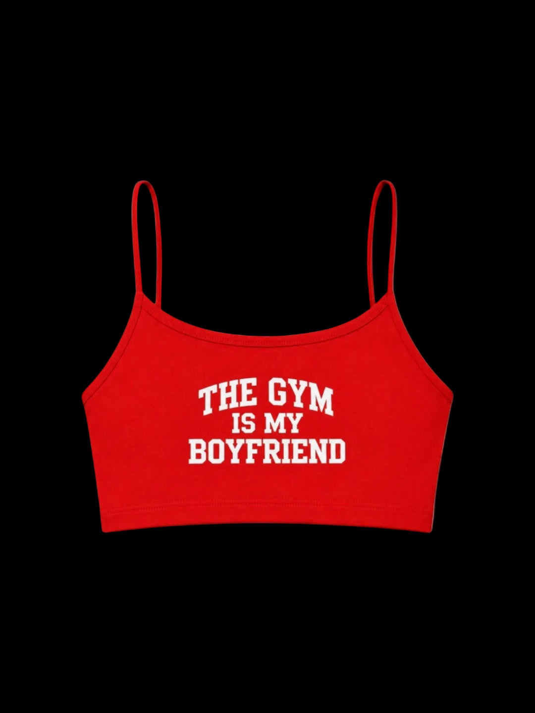 The Gym Is My Boyfriend Brallet (Red/White)