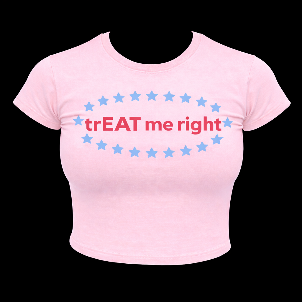 trEAT Me Right babytee (pink)