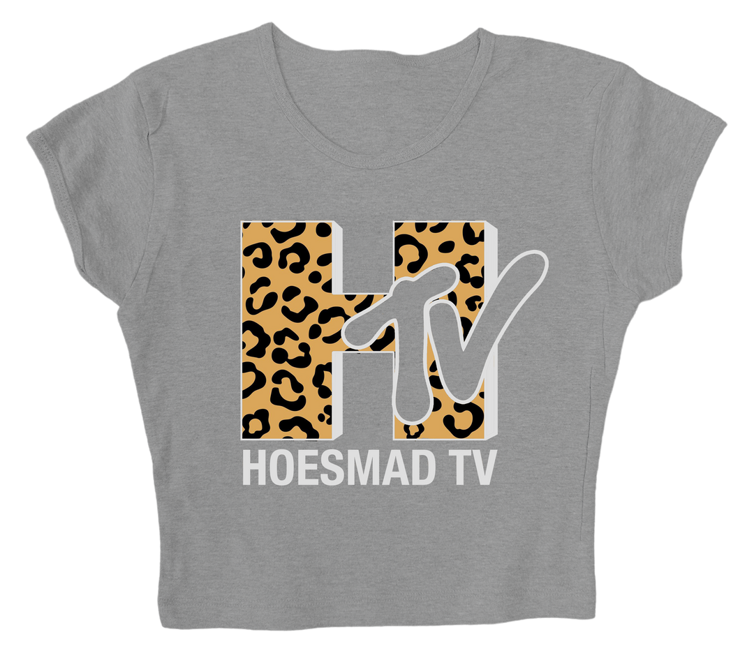 HoesmadTV Leopard Grey Babytee
