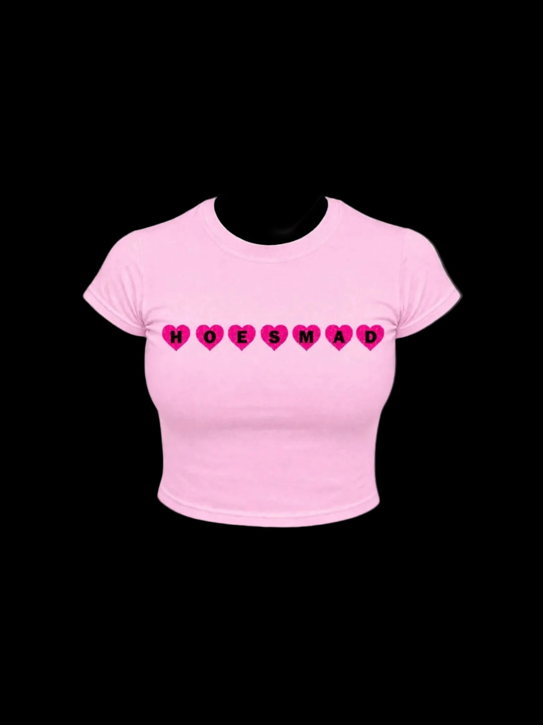 Hoessd Heart Letter Babytee (Pink/Fuchsia)