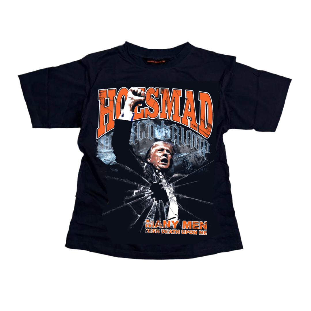 Trump x Many Men Hoesmad Tee (Vintage Black)