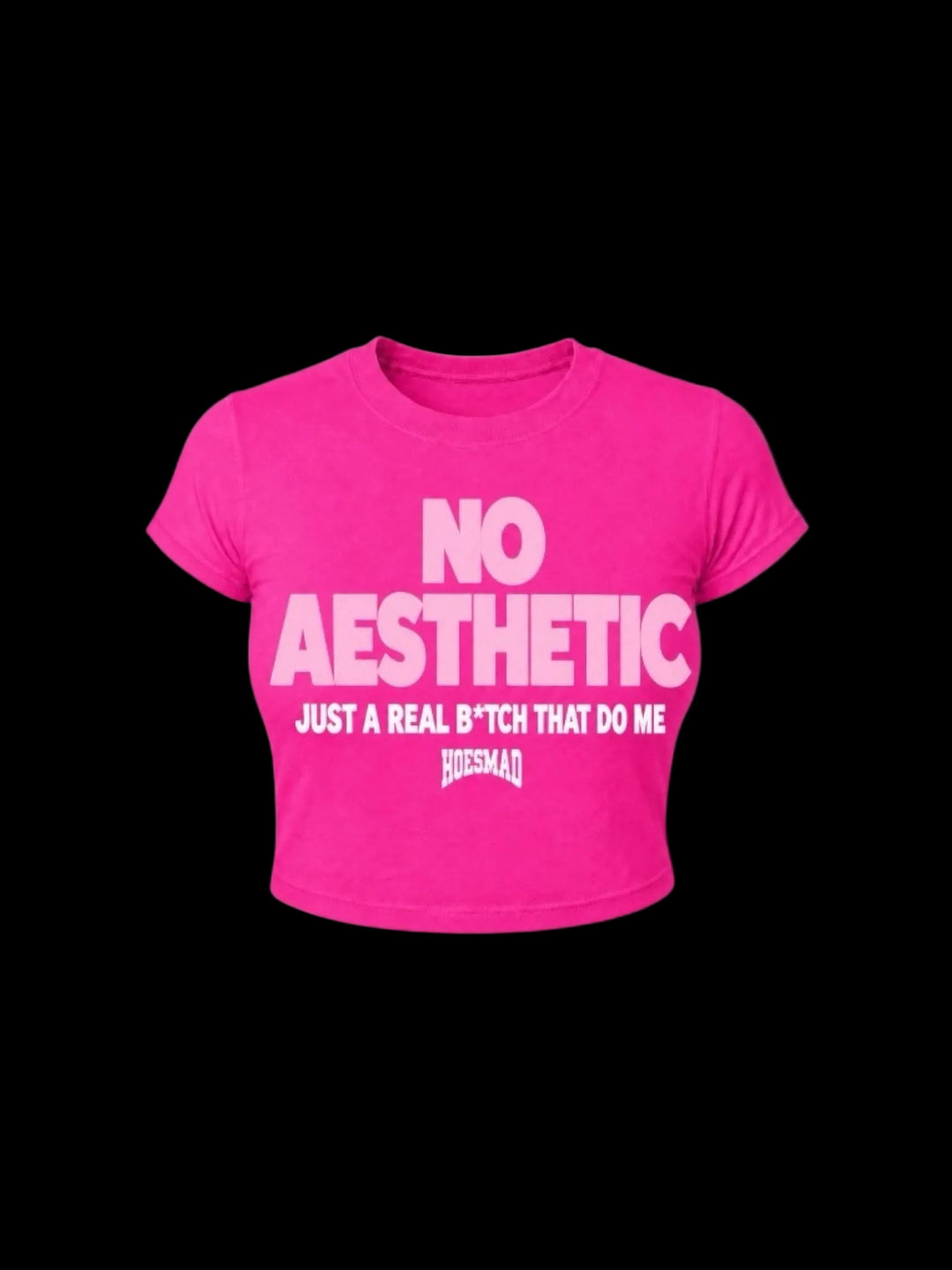 No Aesthetic Babytee (pink)