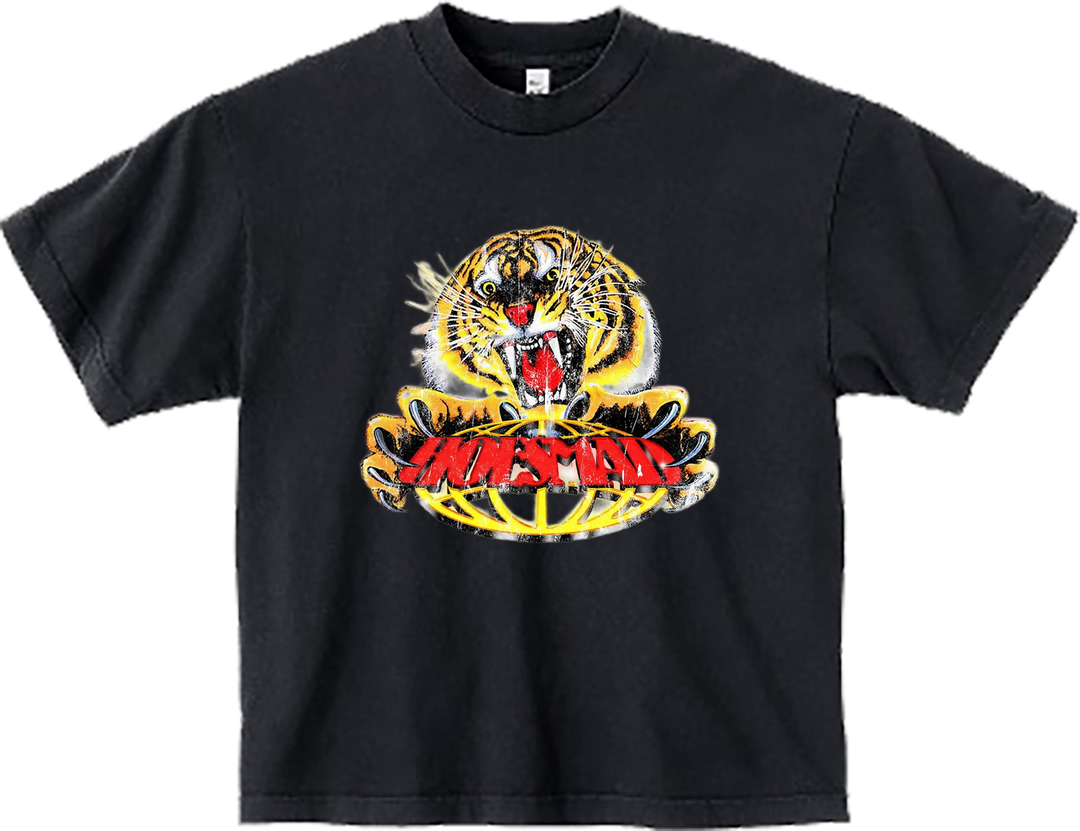 Hoesmad Tiger Vintage Tee (Black)
