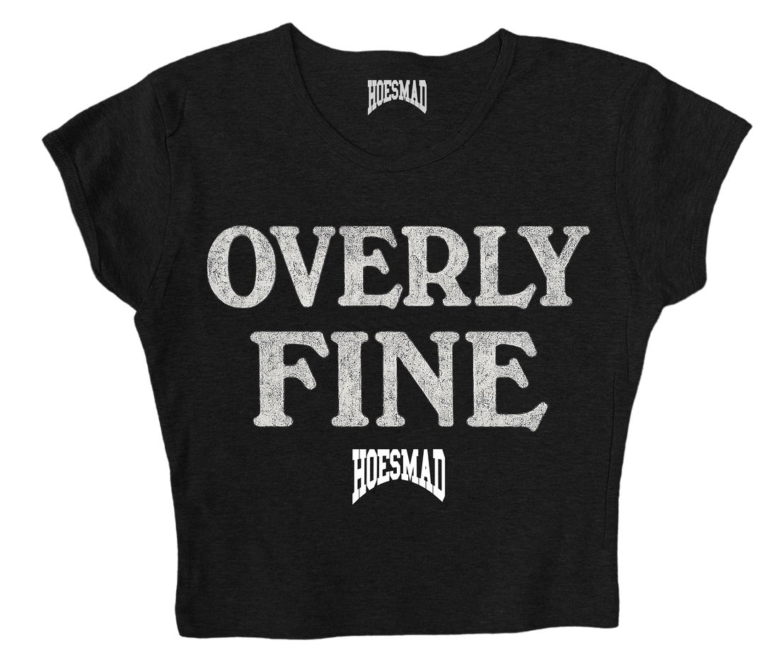 Overly Fine Babytee (Black/Grey)