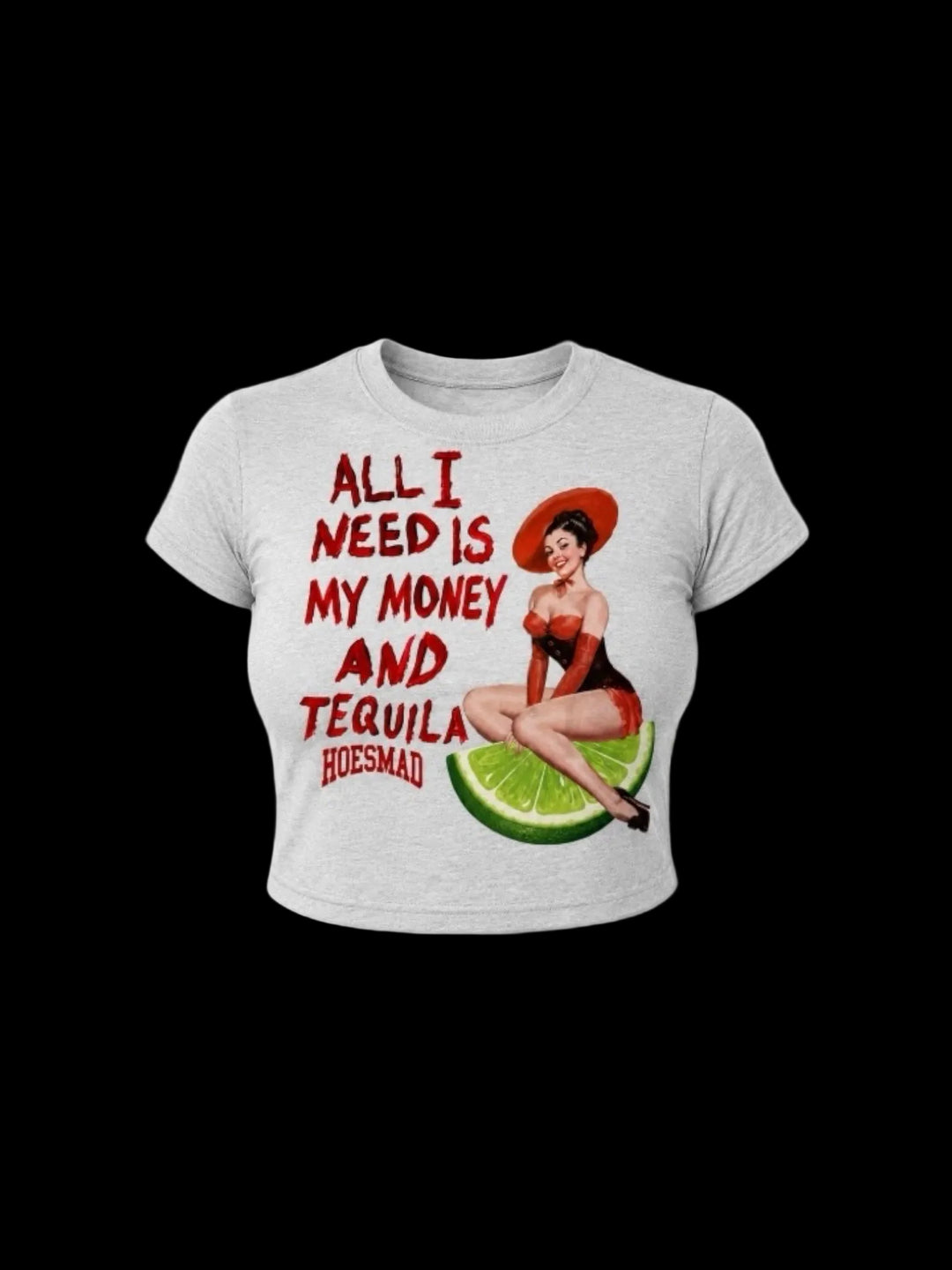 Hoesmad Tequila Babytee (grey)