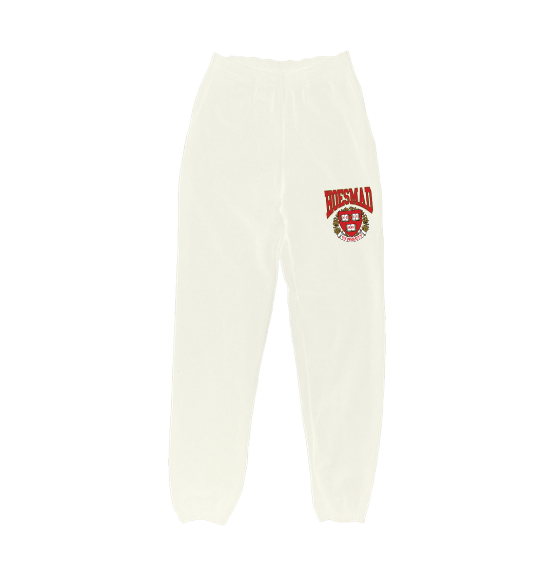Hoes Mad University Off White Sweatpants