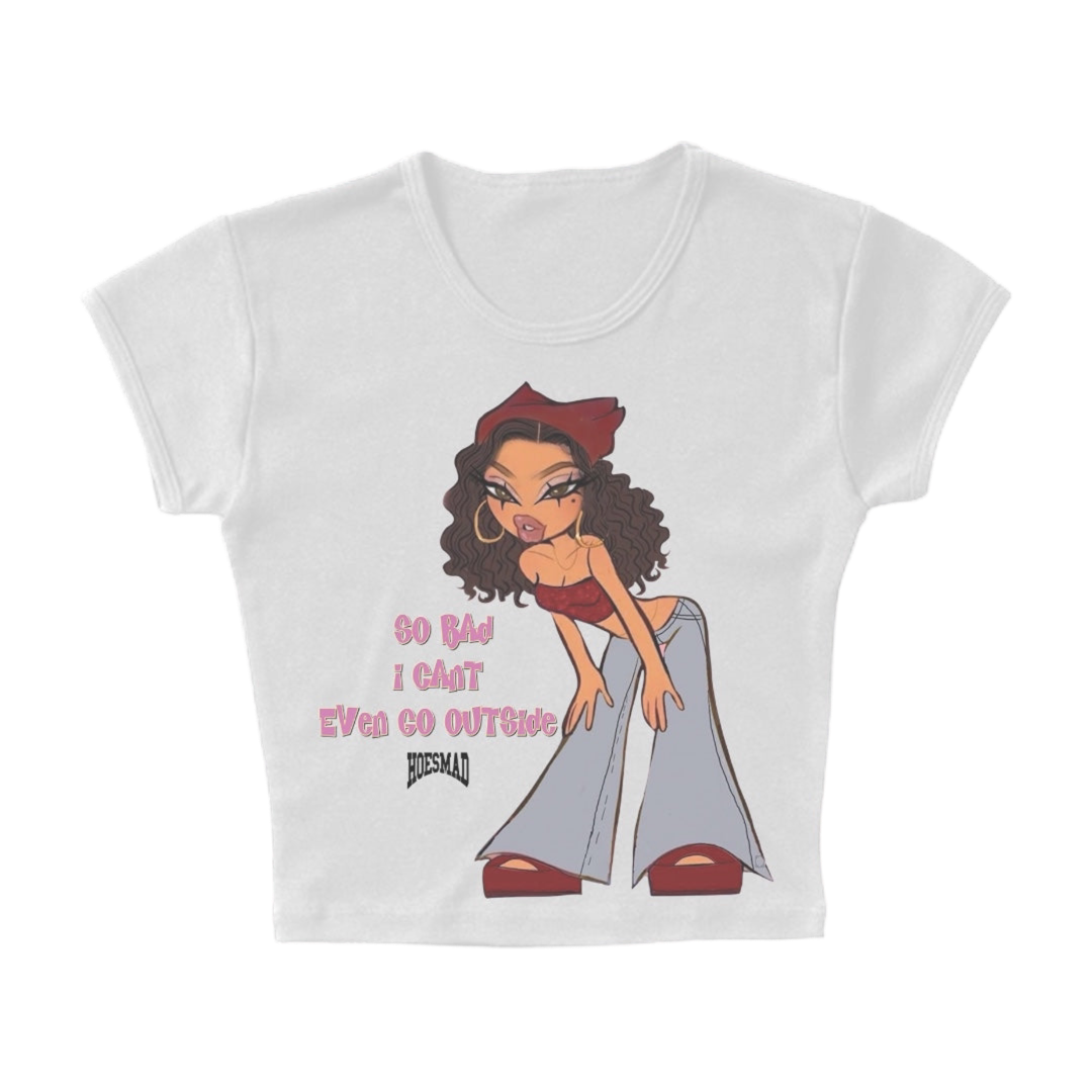 So Bad I cant Even Go Outside Babytee (White)