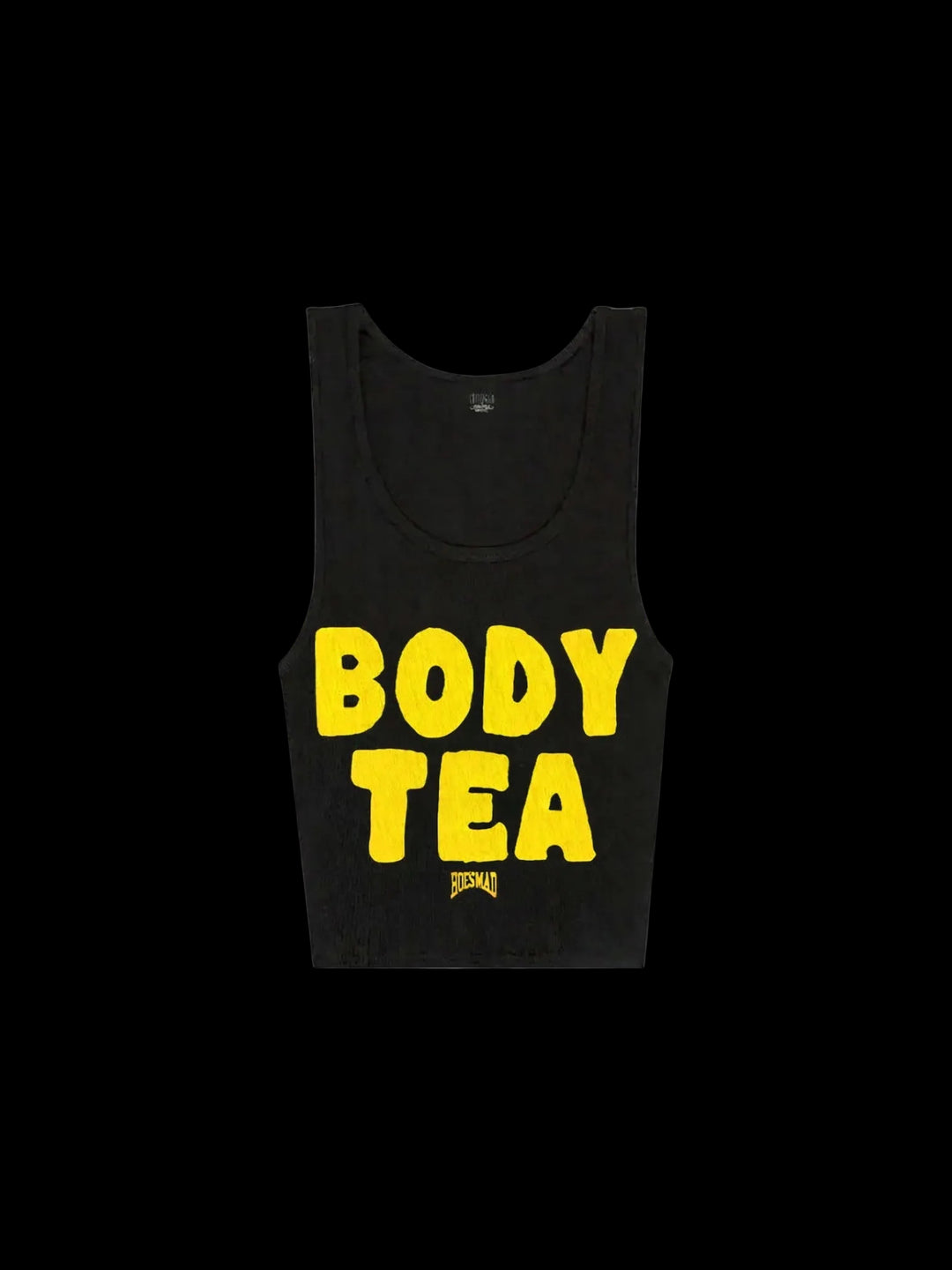 Body Tea Tanktop (Black/Yellow)