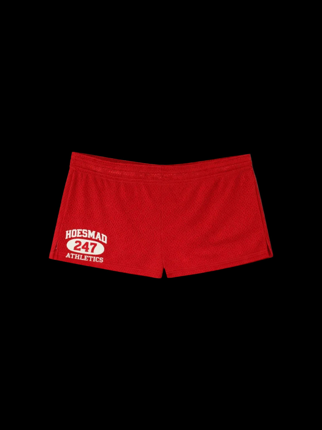 Hoesmad Athletics Short Shorts (Red/White)