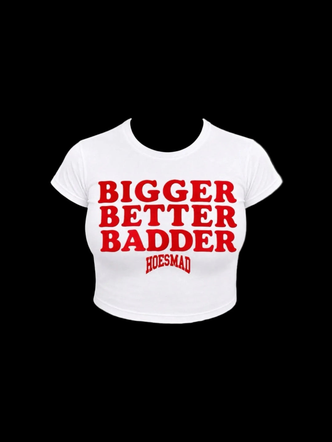 Bigger Better Badder Babytee (white/red)