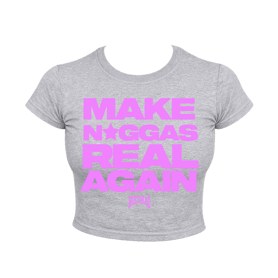 Make N*ggas Real Again (Heather Grey/Pink)