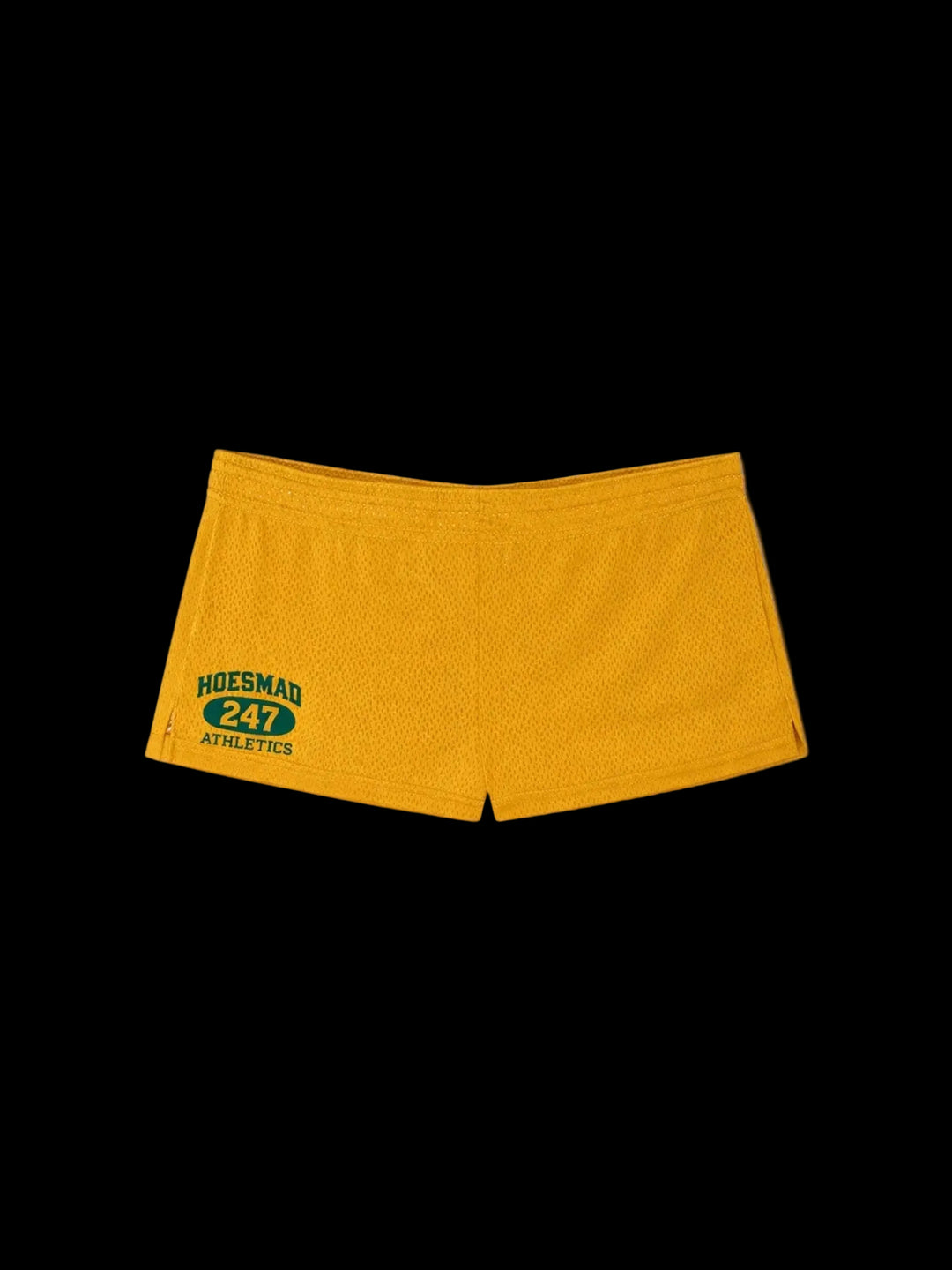 Hoesmad Athletics Short Shorts (Yellow/Green)