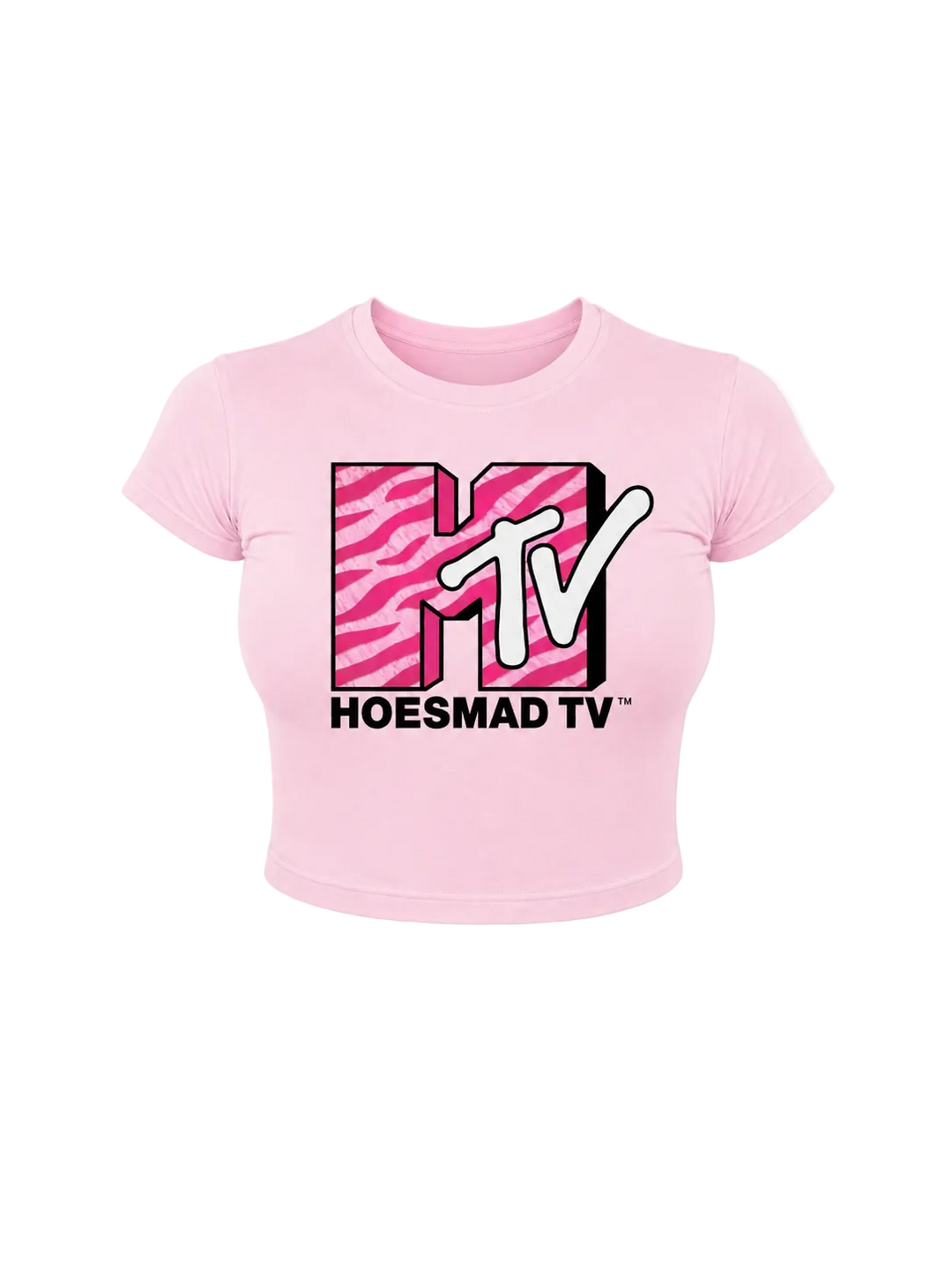 HoesmadTV Leopard Pink Babytee