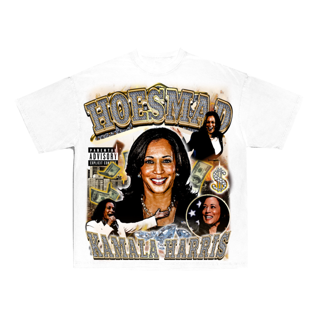 Kamala Harris 2024 Rap Tee (Vintage White)