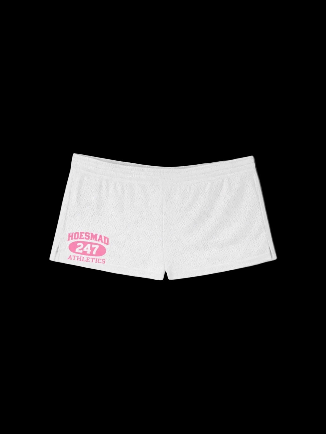 Hoesmad Athletics Short Shorts (White/Pink)