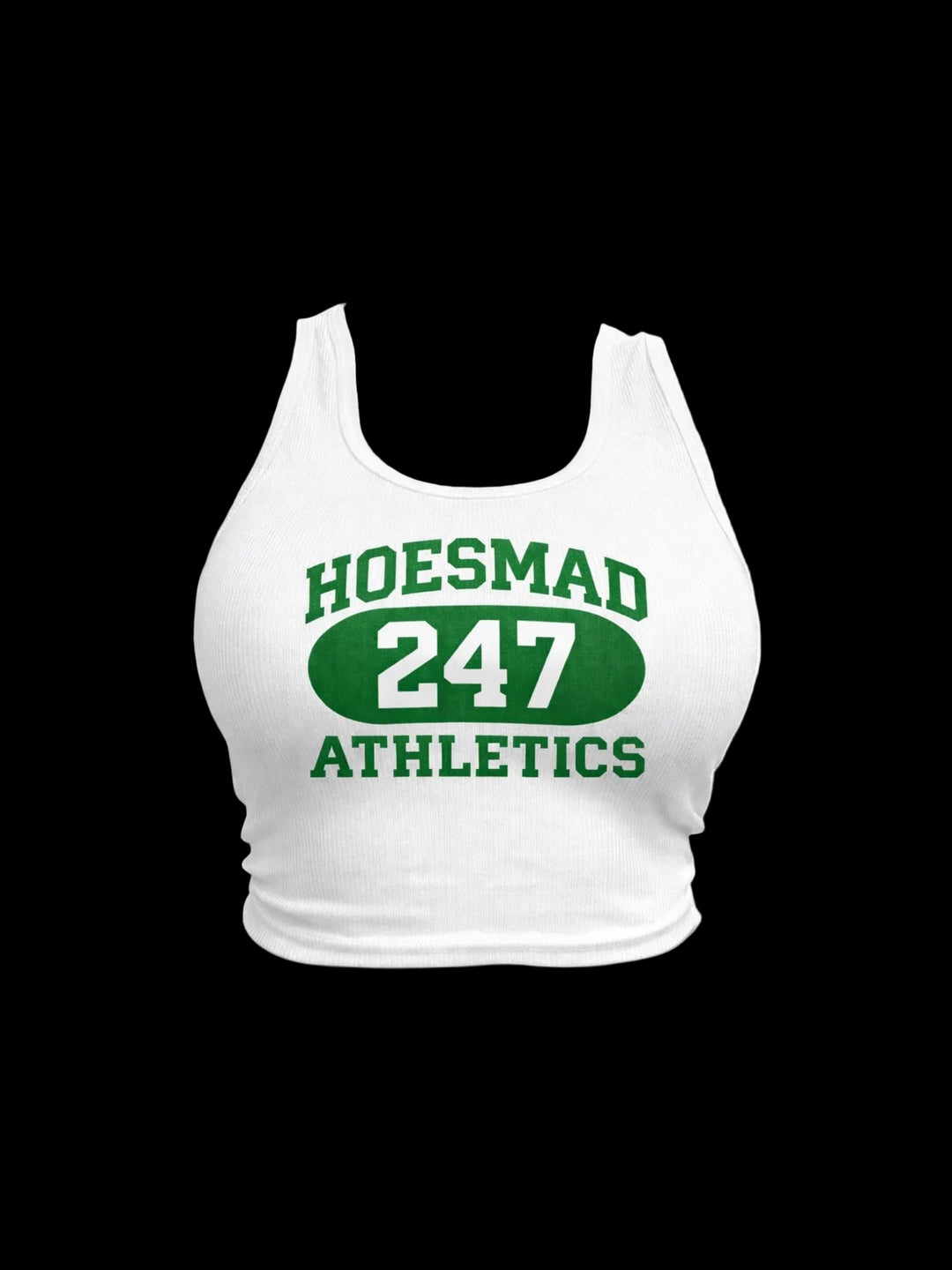 Hoesmad Athletics Tanktop (White/Green)