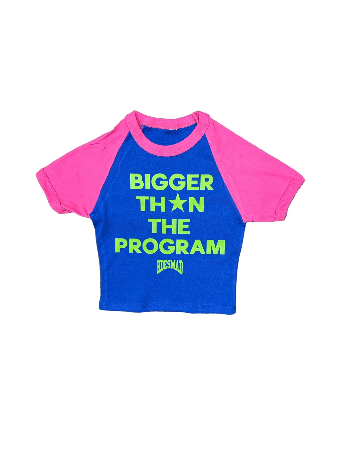 Bigger Than The Program Babytee (Blue/Fuchsia)
