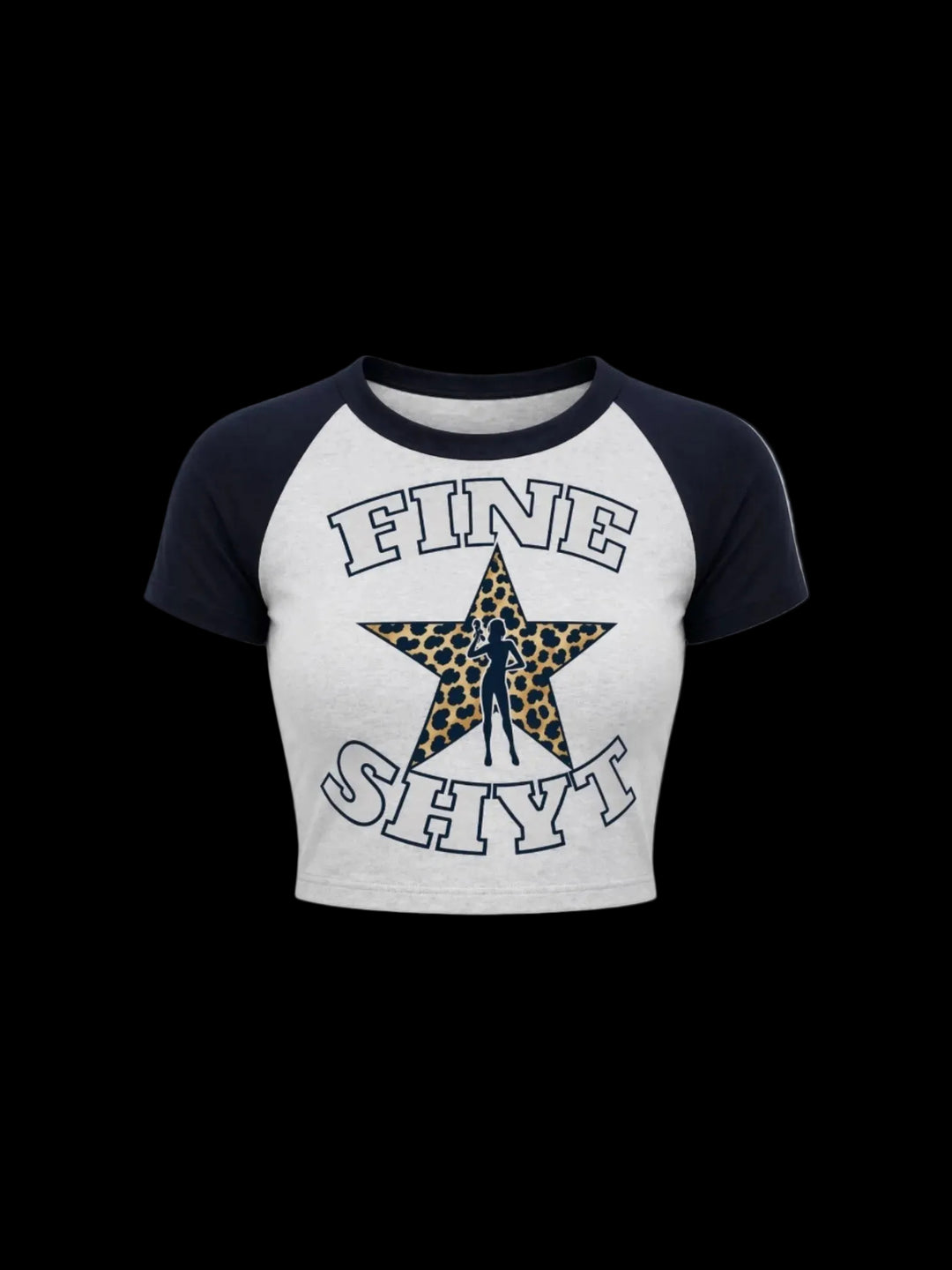 Fine Shyt Babytee (Navy/Grey)