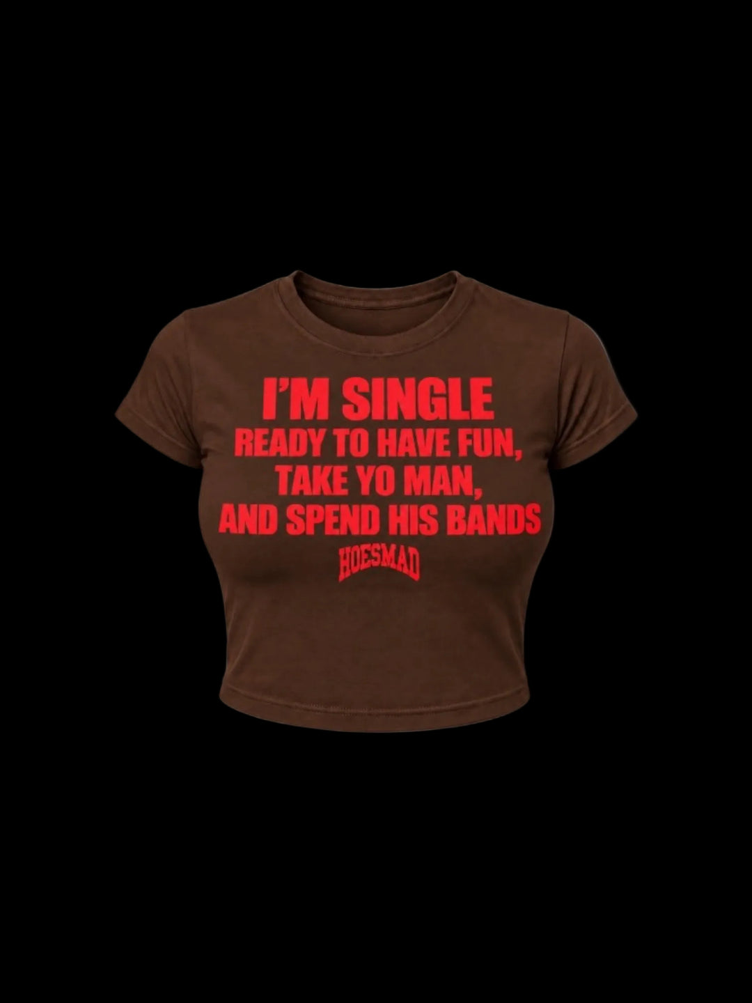 Im Single Babytee (brown/red)