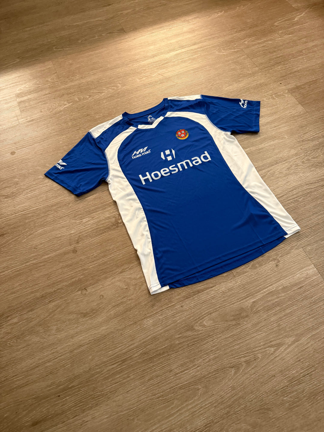 Hoes Mad Logo Soccer Jersey (Blue)