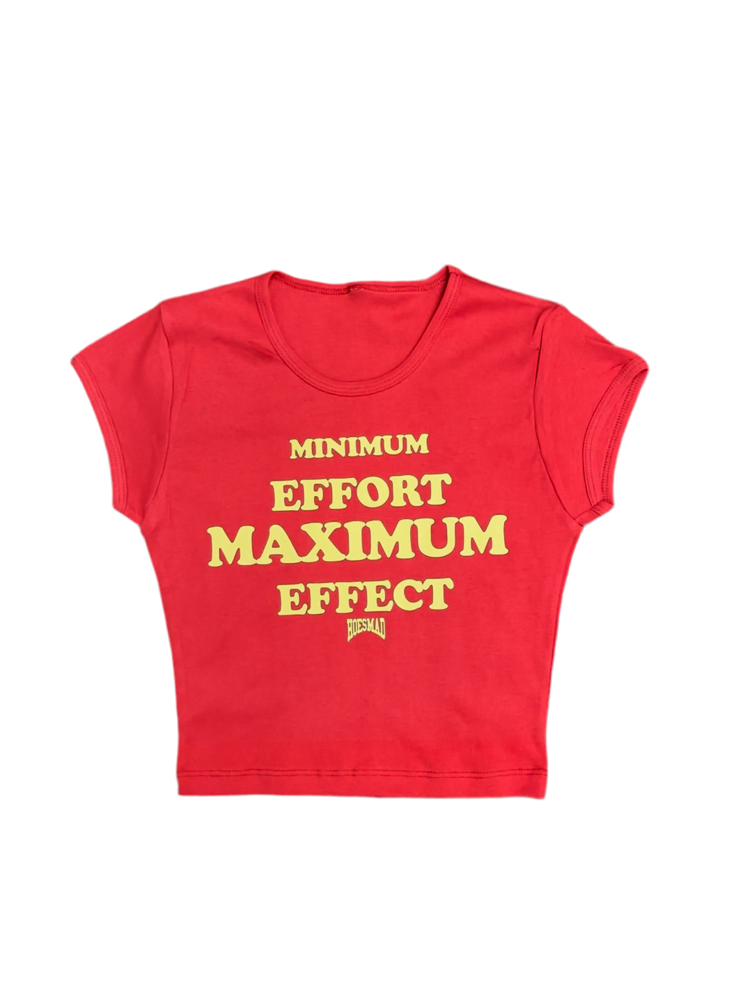 Minimum Effort Maximum Effect Babytee (Red/Yellow)