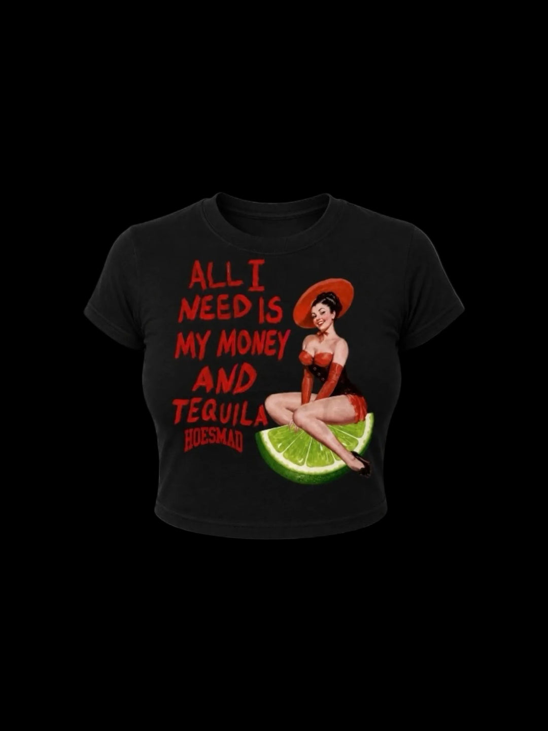 Hoesmad Tequila Babytee (black)