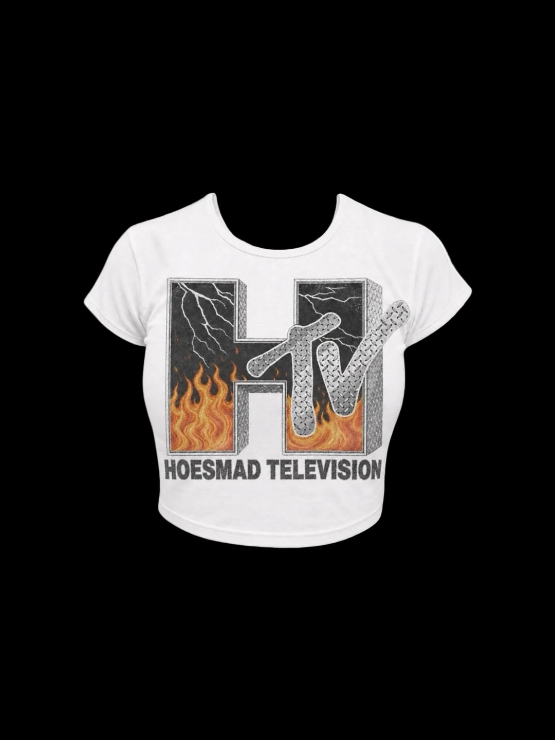 HoesmadTV Flame Logo (Black/White)