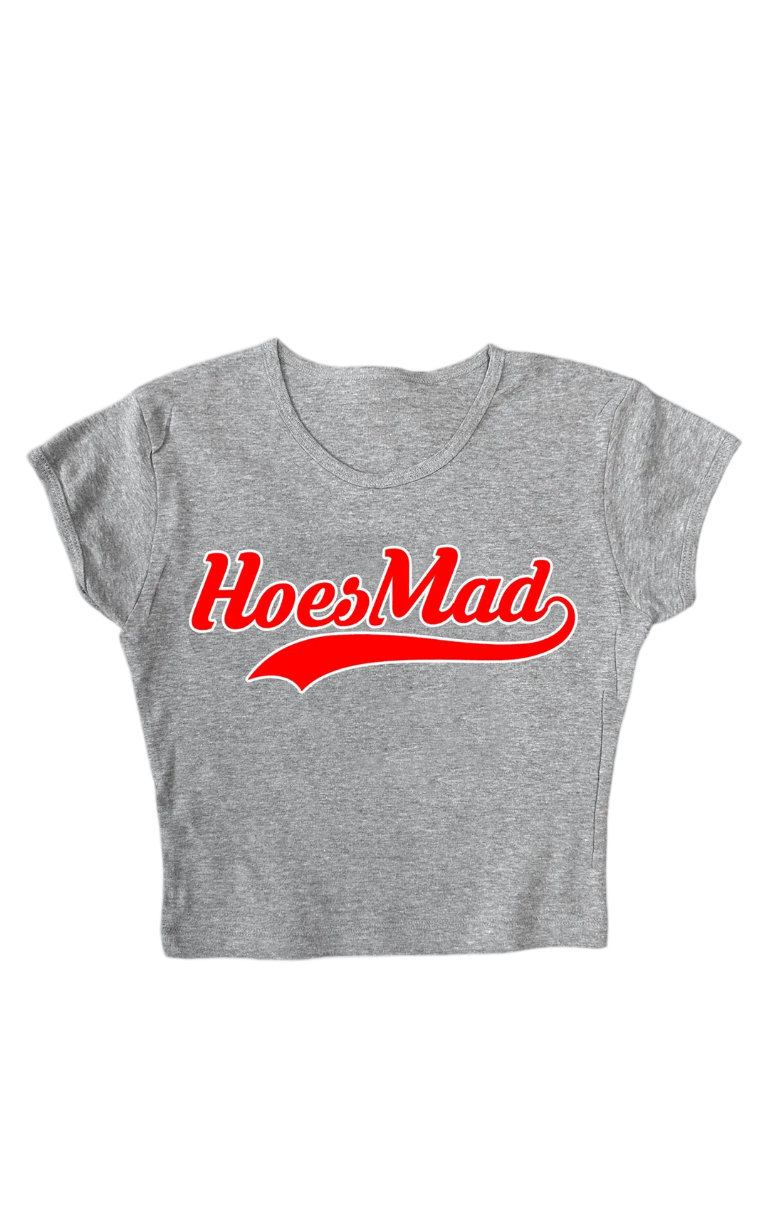 Hoesmad Baseball Logo Babytee Grey/Red
