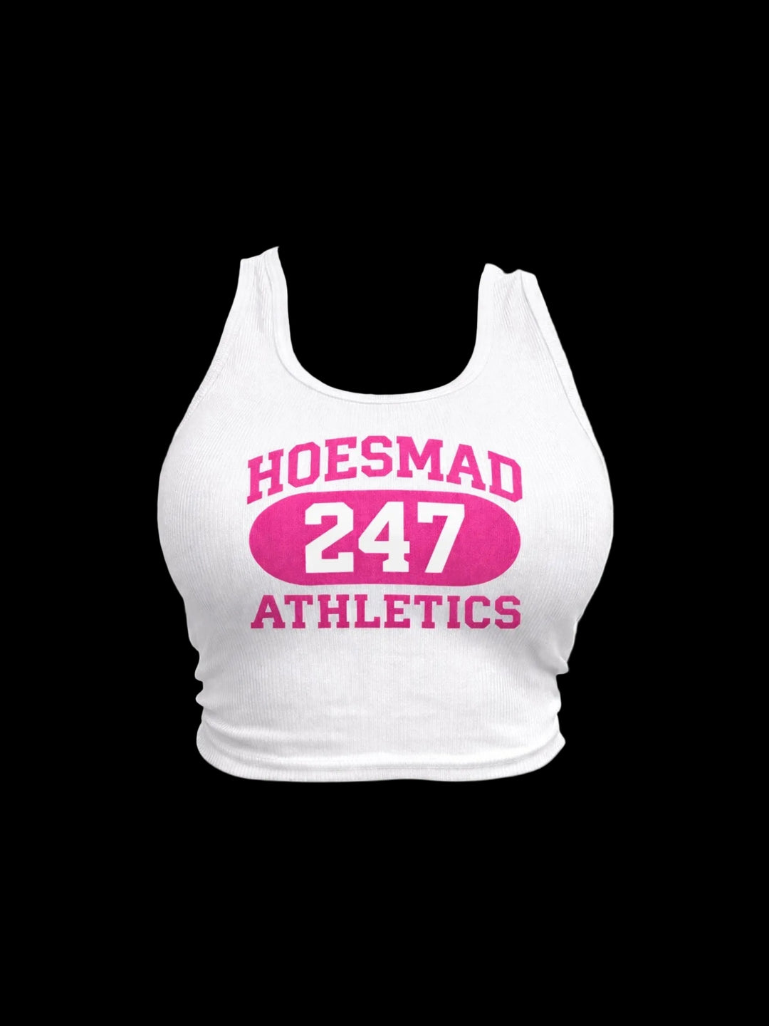 Hoesmad Athletics Tanktop (White/Pink)