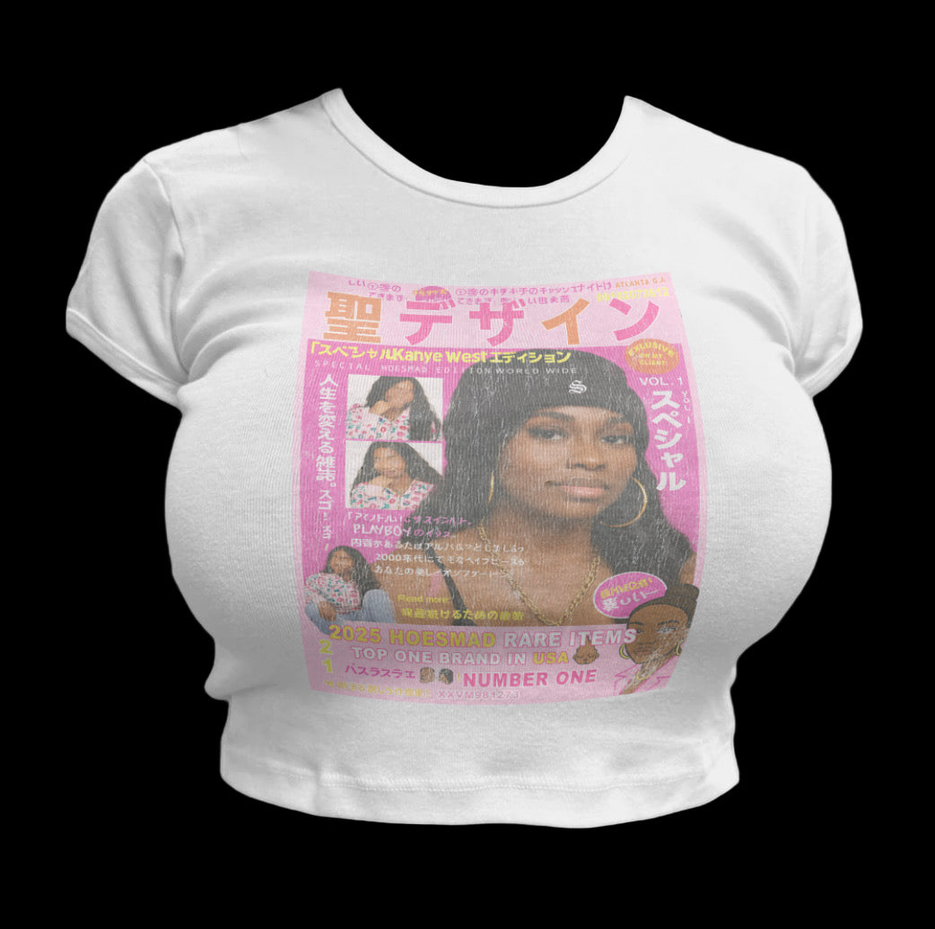 Hoesmad Y2K Japanese Magazine Babytee