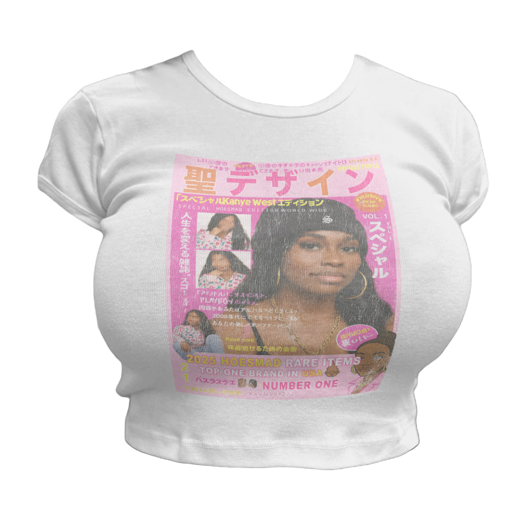 Hoesmad Y2K Japanese Magazine Babytee