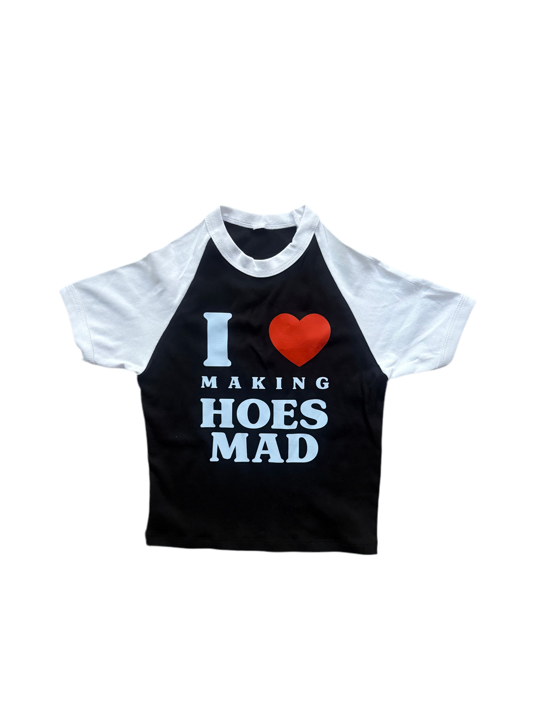 I Love Making Hoesmad Babytee (Black/White)