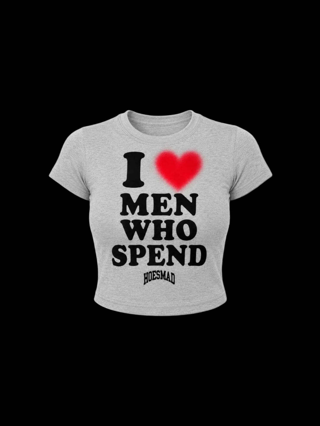 I Love Men Who Spend (heather grey)