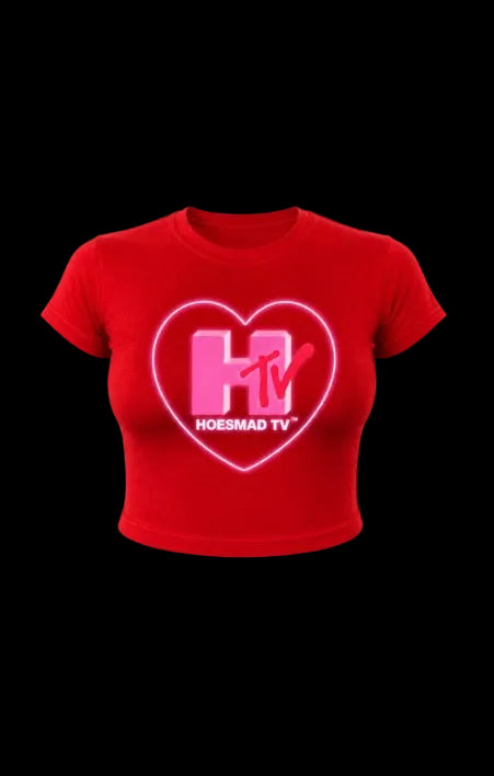 HoesmadTV Heart Babytee (red)