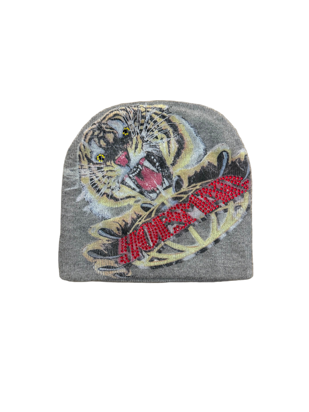 Hoesmad Tiger Rhinestone Beanie