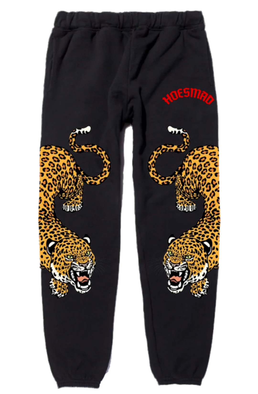 Hoes Mad Leopard Sweatpants (Black)