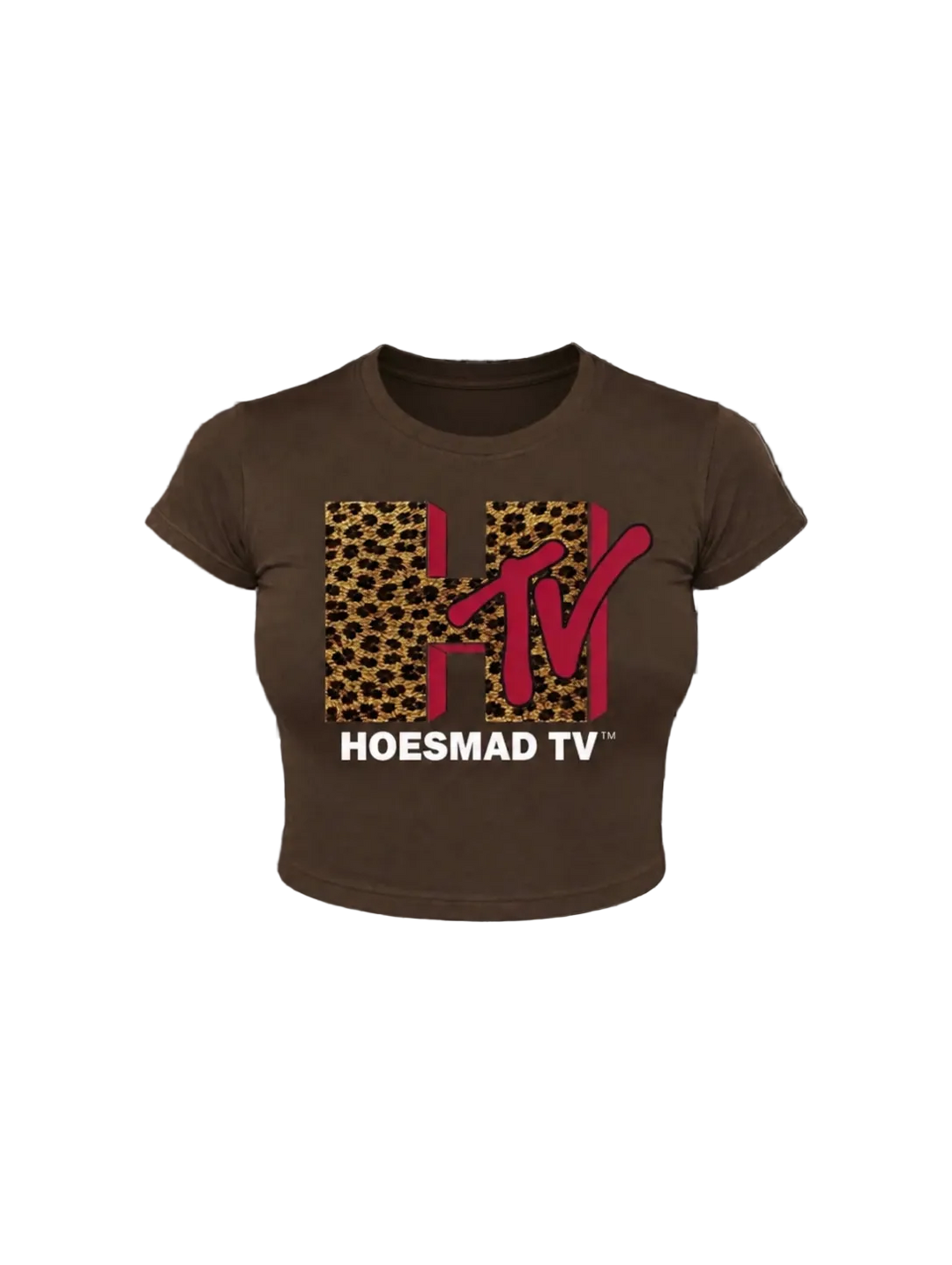 HoesmadTV Leopard Brown Babytee