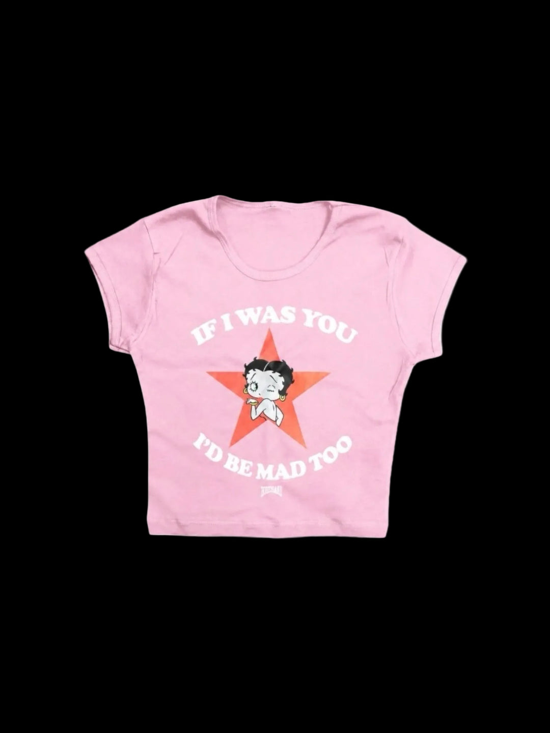 If I Was You I'd Be Mad Too Babytee (Pink)