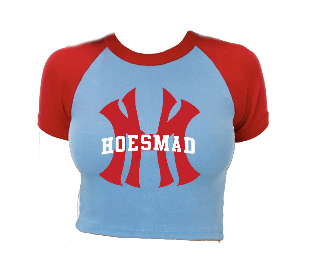 Hoesmad NY Logo Babytee (Red/LightBlue)