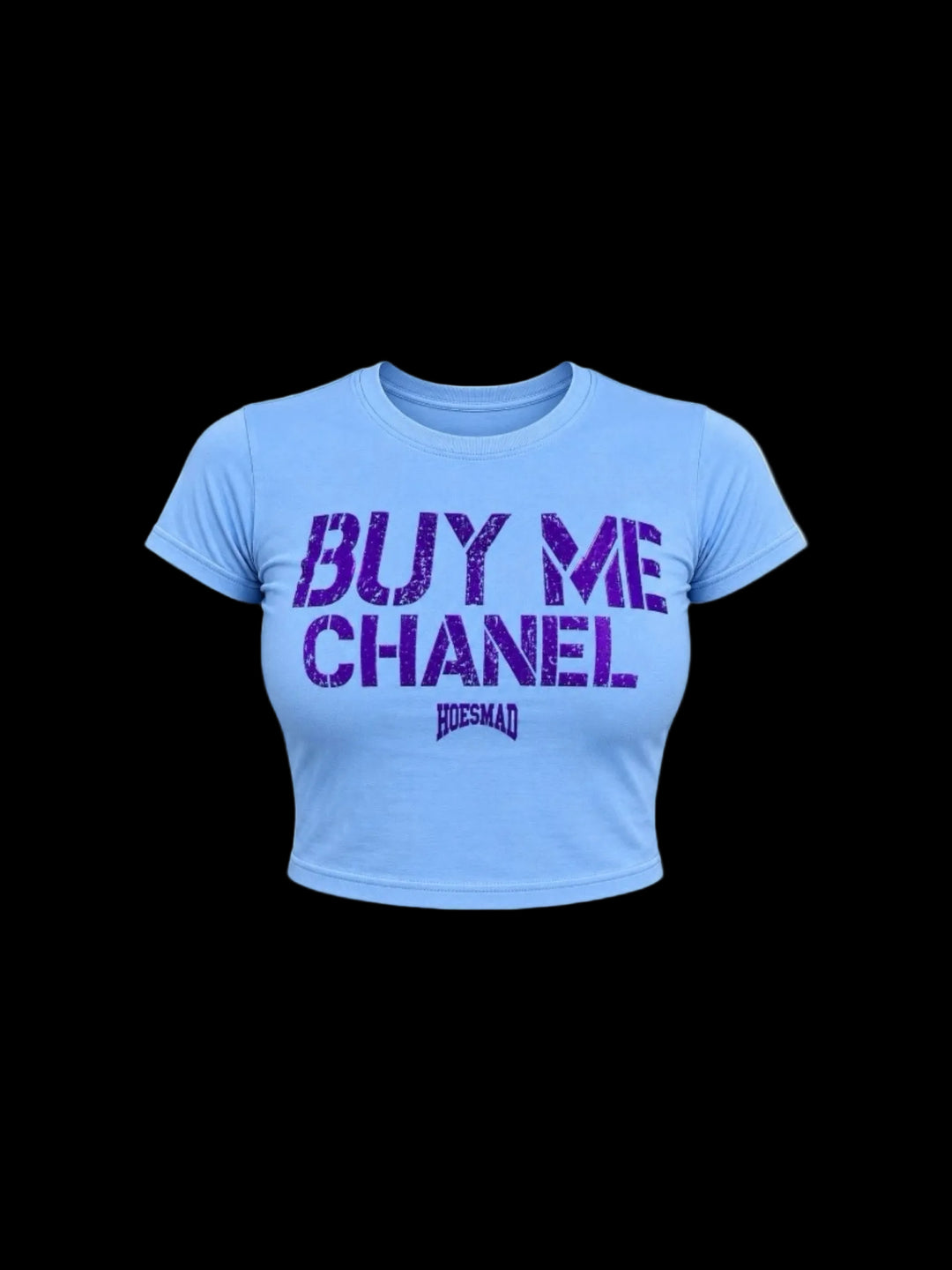 Buy Me Chanel Babytee (Light Blue/Purple)