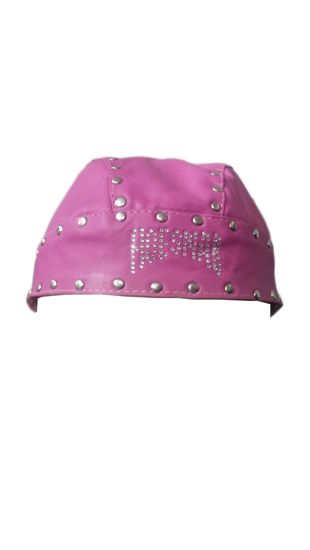 Hoesmad Rhinestone Pink Biker Hat