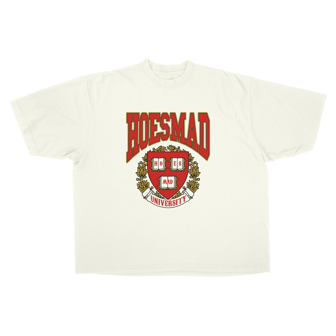 Hoes Mad University Off White Tee