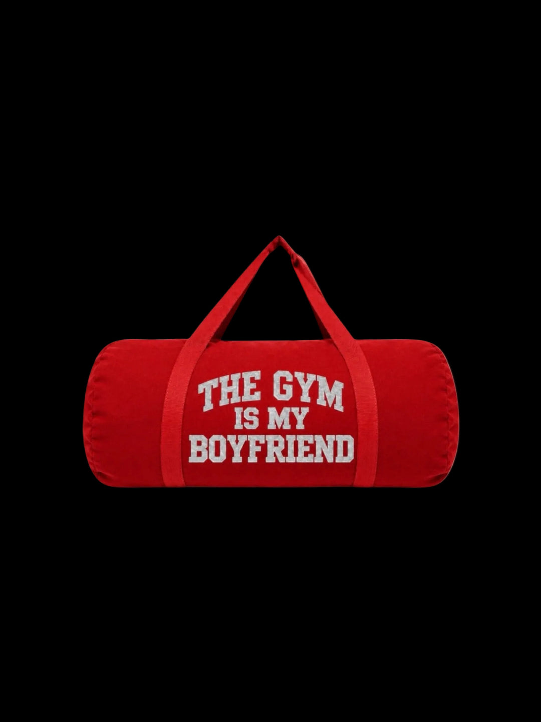 The Gym Is My Boyfriend Bag (Red/Grey)